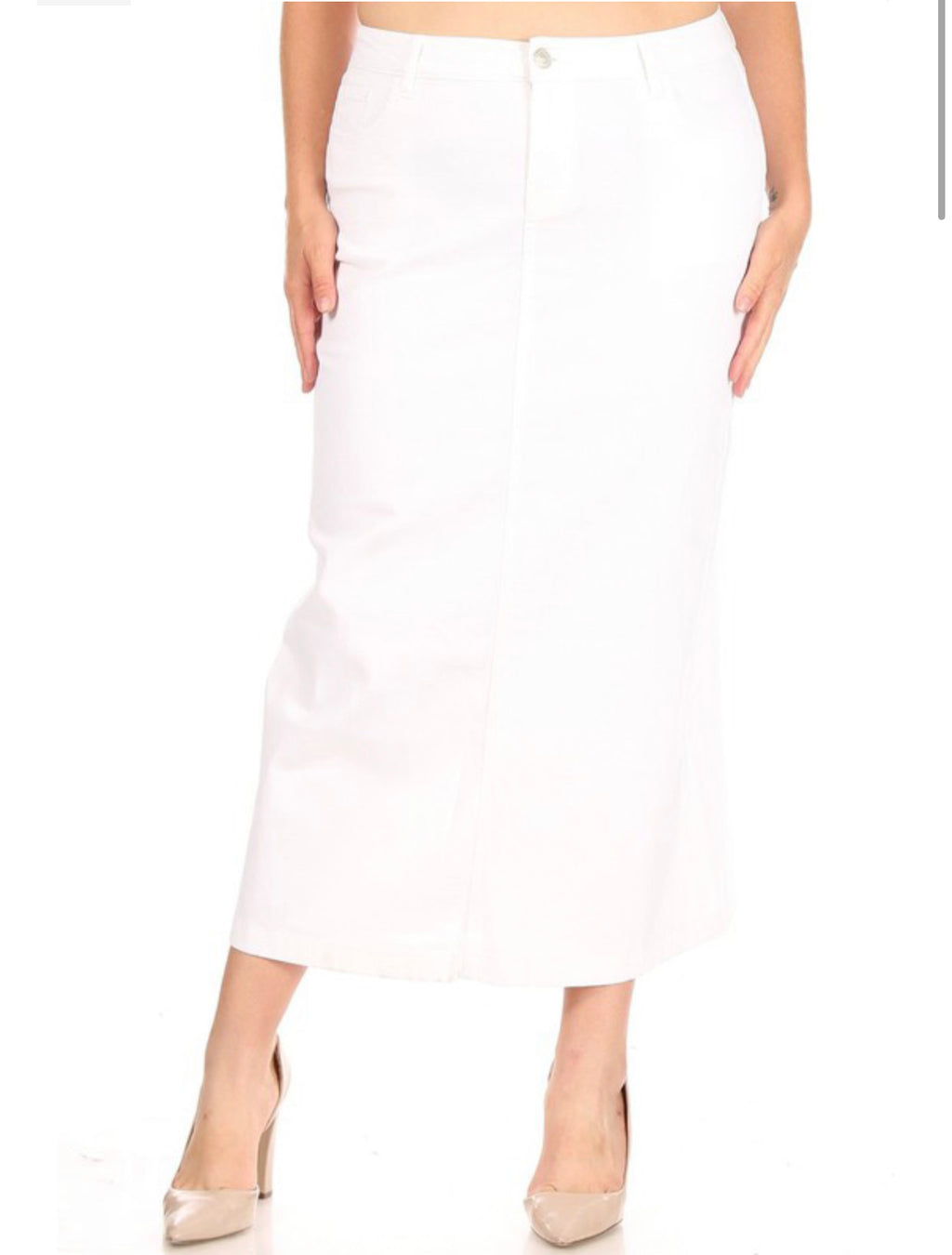 “White Out” Long Be-Girl Skirt