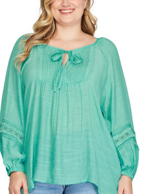 "Aqua Skies" Top