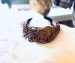 "Snakeskin vibes" Headband