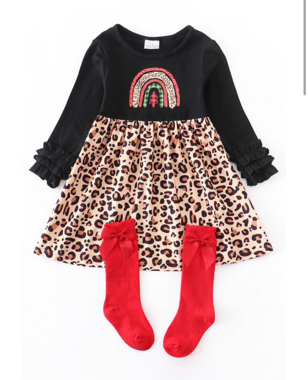 “Wild About Christmas” girl’s dress