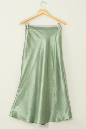 “Satin In Spring” skirt collection