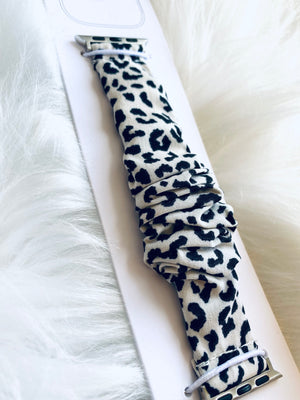 Leopard Scrunchie Smart Watchband