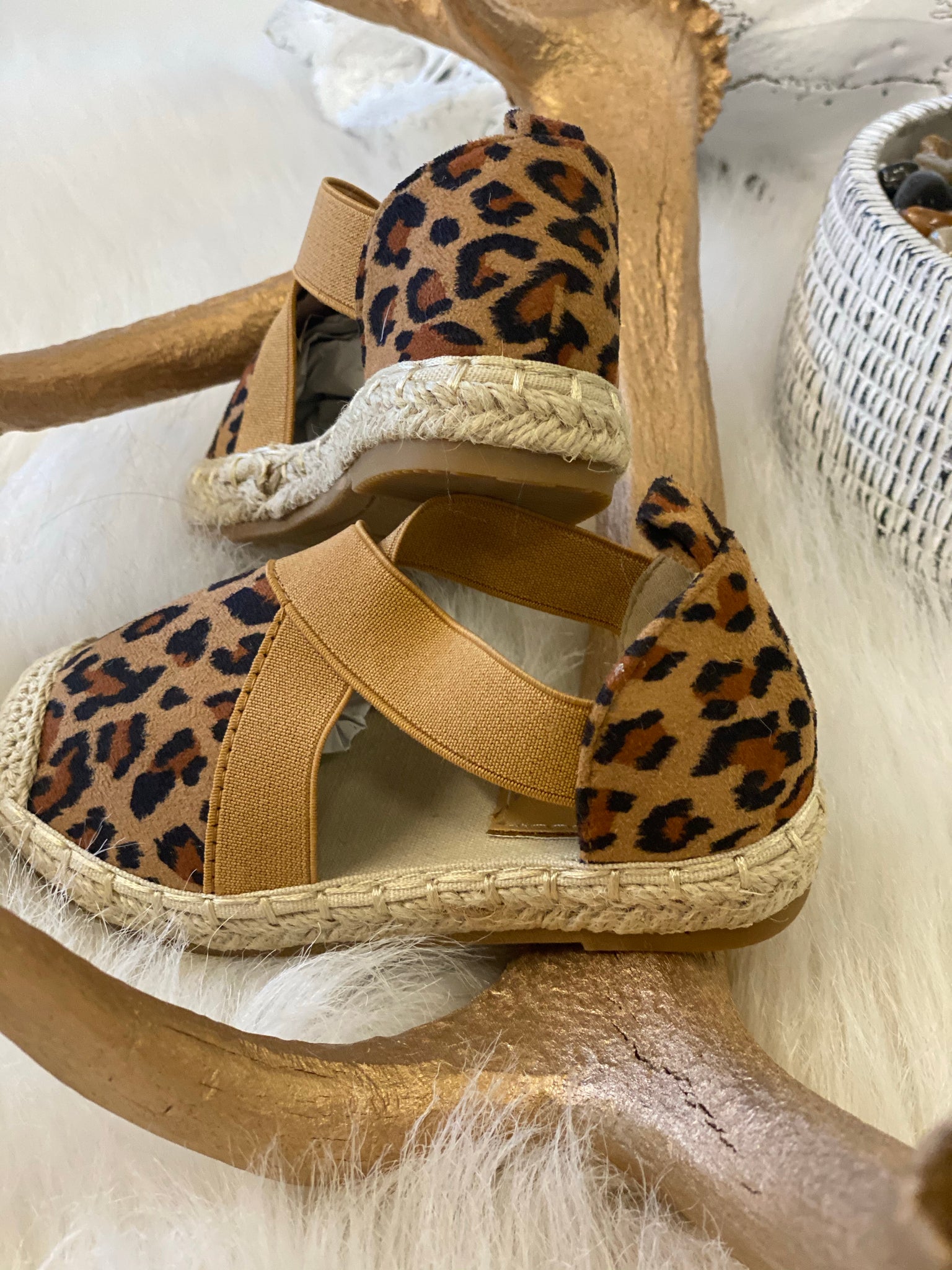 “Little Miss Leopard” toddler shoes