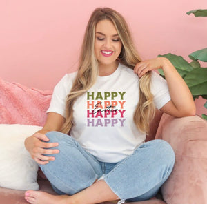 “Happy Easter” t-shirt (Reg & Plus sz)