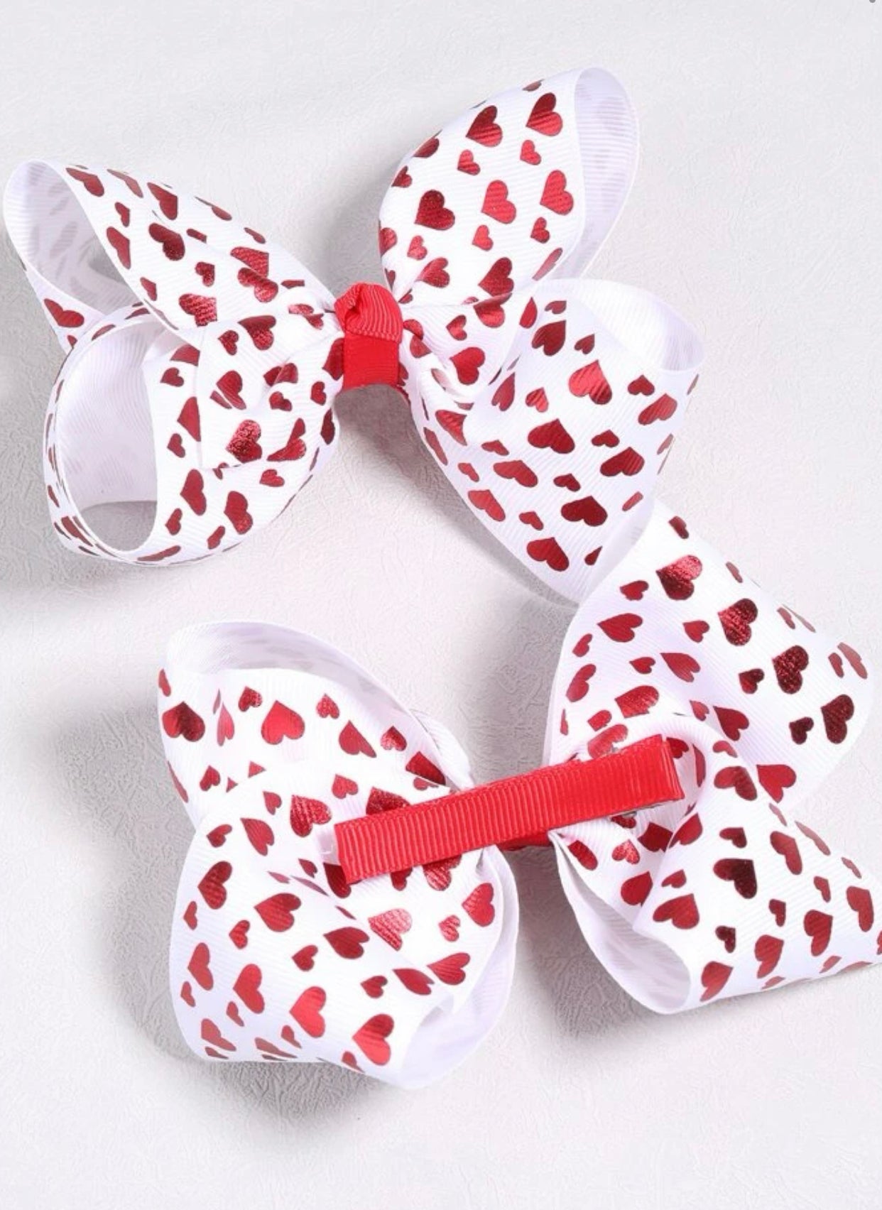 “Hearts and Bows” girl’s hairbows