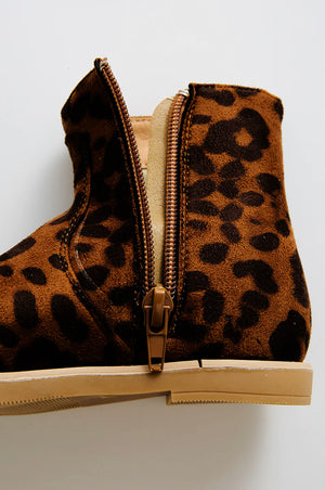 "Fierce in Cheetah" girls booties