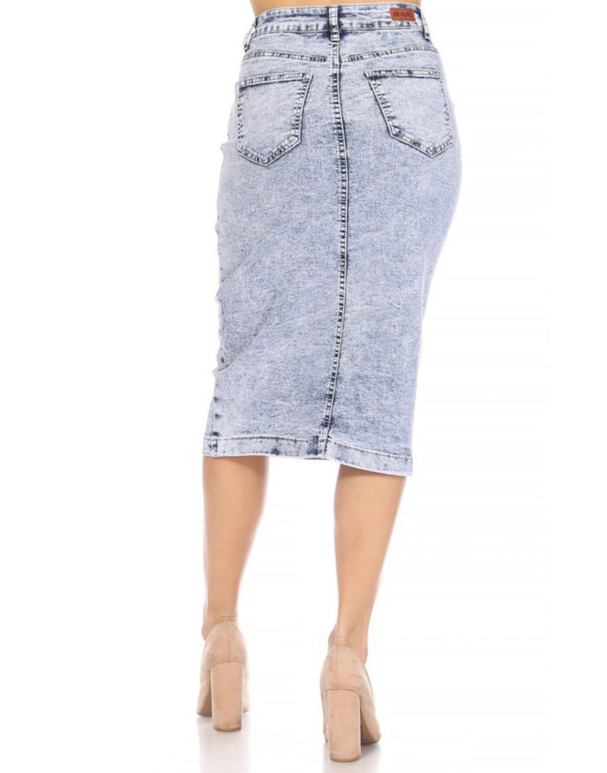 "All Washed Up" Denim Be Girl skirt