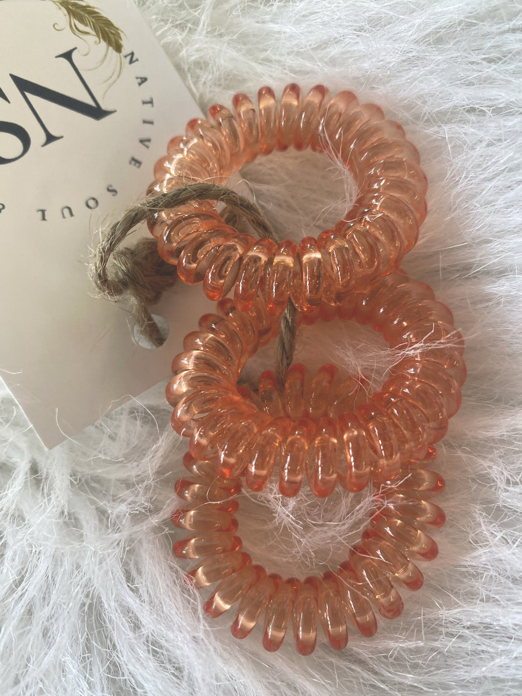 “Orange Slice” non-crease ponytail holders