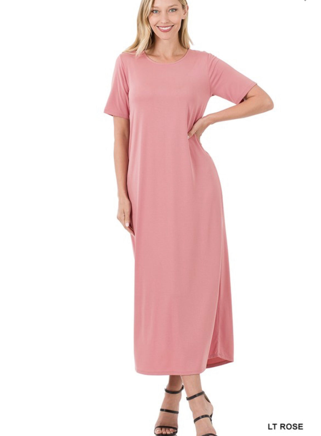 "Grab and Go" (Spring pink) Dress