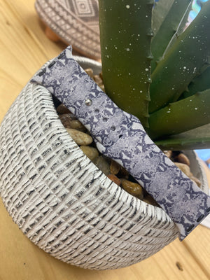 Snakeskin Print Silicone Watch Band