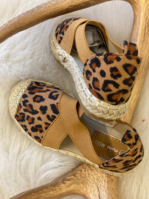 “Little Miss Leopard” toddler shoes