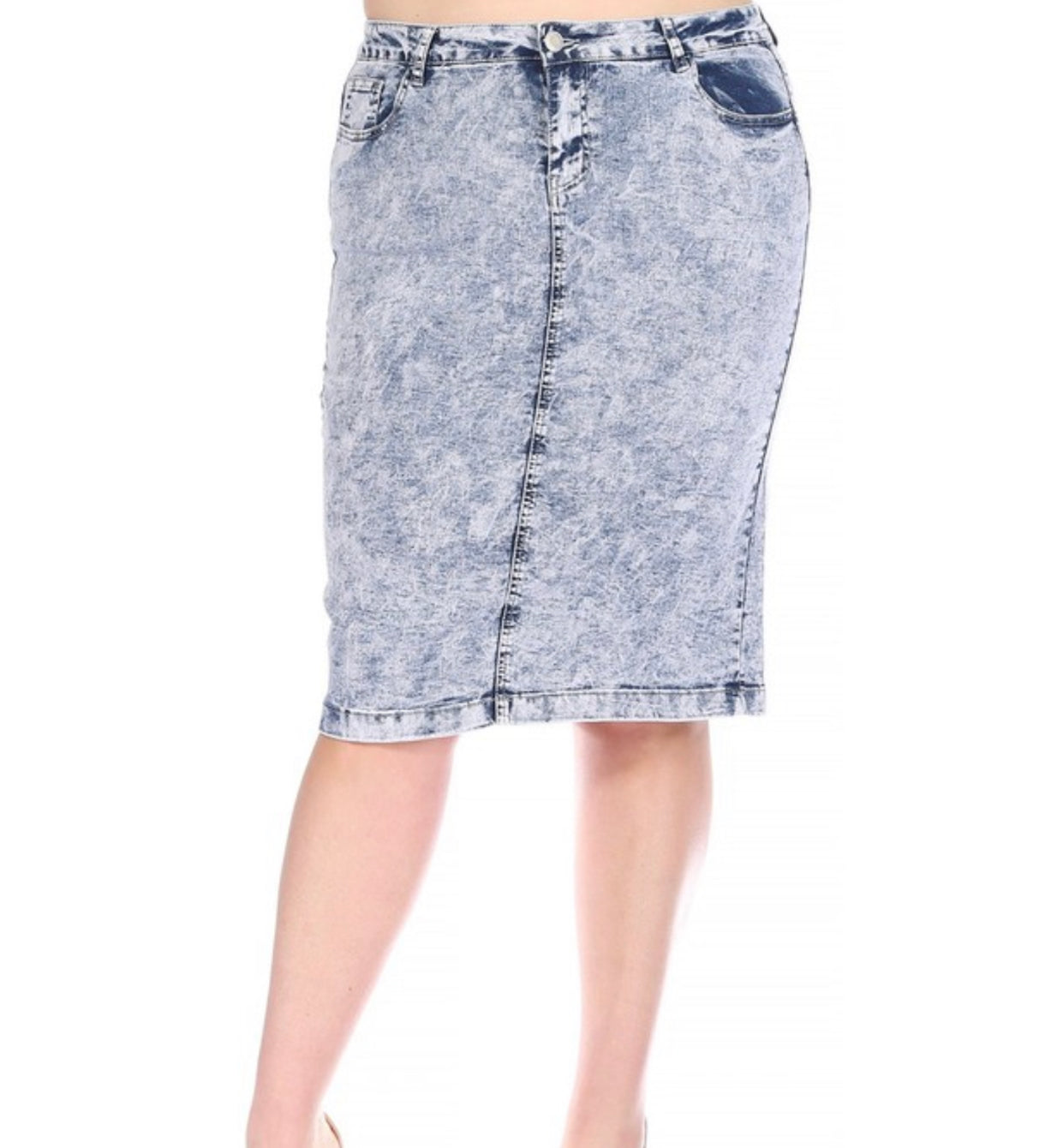 "All Washed Up" Denim Be Girl skirt