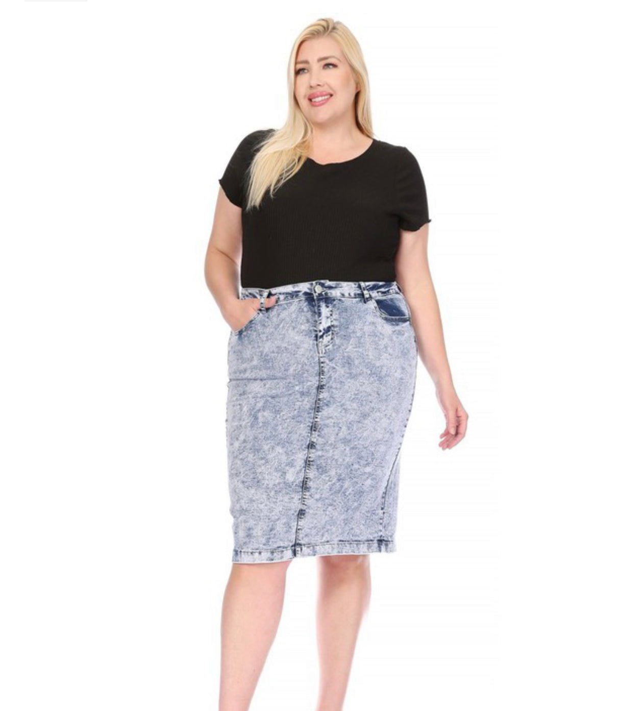 "All Washed Up" Denim Be Girl skirt