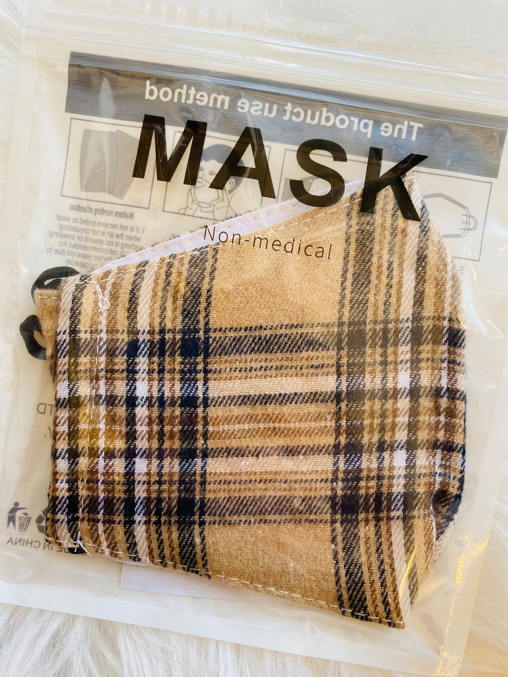 “Fall Flannel” mask