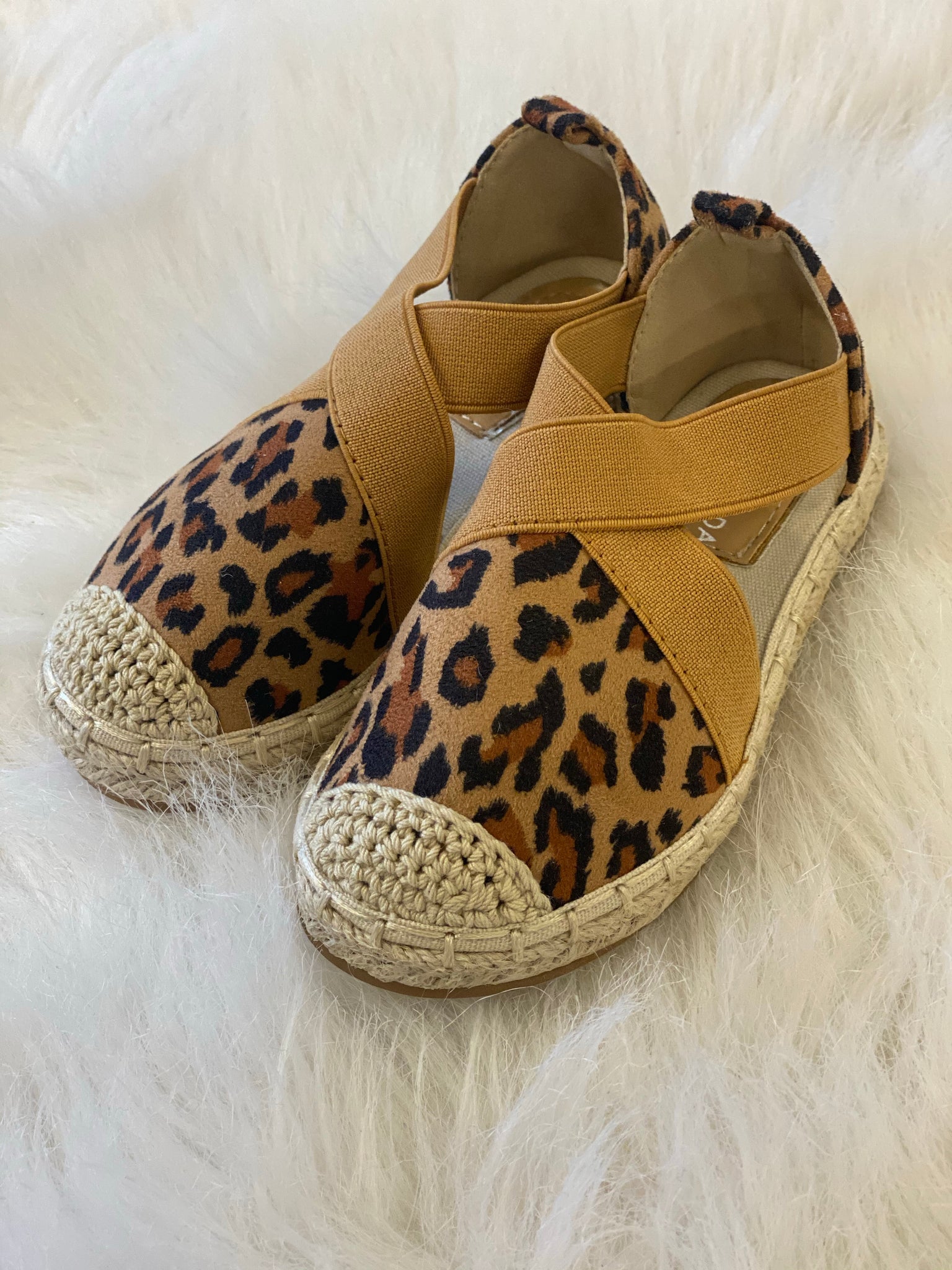 “Little Miss Leopard” toddler shoes