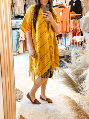 “Grateful For Mustard” kimono