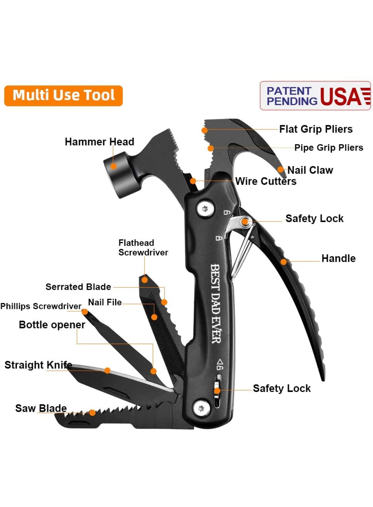 "Best Dad Ever" multi tool