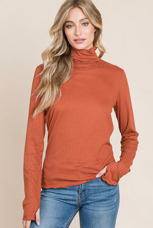 “Layering Basics” turtleneck top