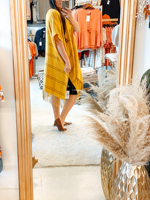 “Grateful For Mustard” kimono